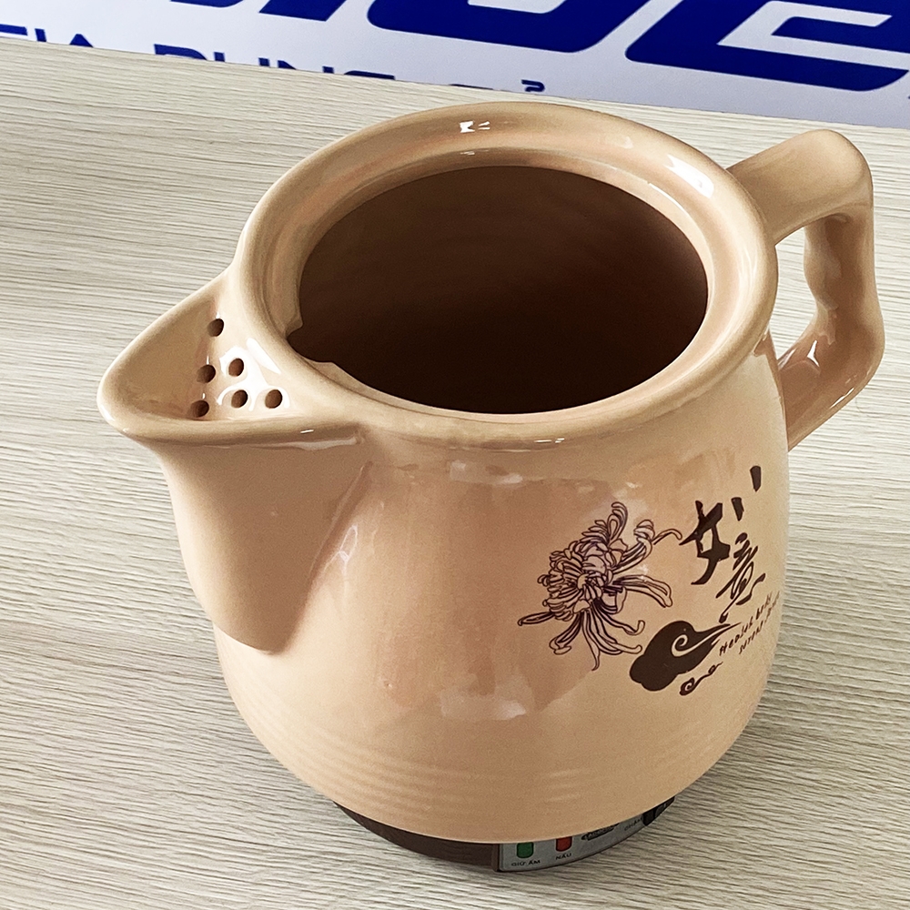 Ấm Sắc Thuốc Điện Ladomax Ha-8833H Màu Hồng, Có Chuông Báo (1tx8)