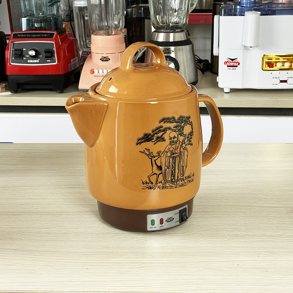 Ấm Sắc Thuốc Điện Ladomax Ha-8833N Màu Nâu (1tx8)