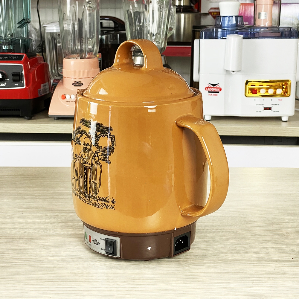 Ấm Sắc Thuốc Điện Ladomax Ha-8833N Màu Nâu (1tx8)