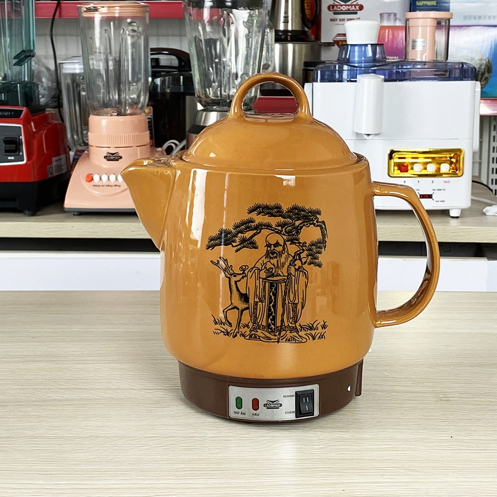 Ấm Sắc Thuốc Điện Ladomax Ha-8833N Màu Nâu (1tx8)
