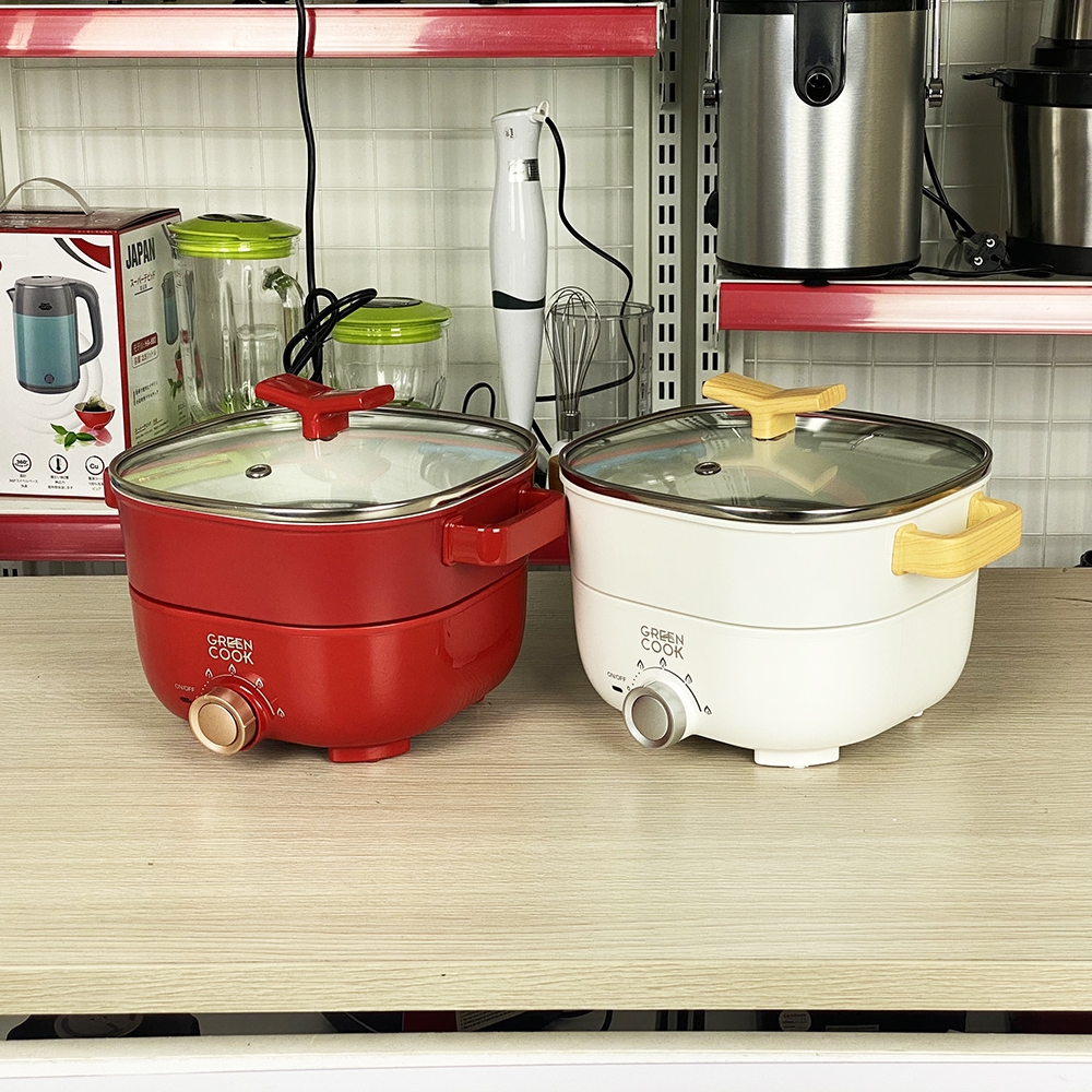Nồi lẩu điện nhôm đúc Greencook GCEH233 (1tx8)