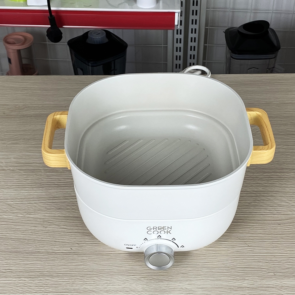 Nồi lẩu điện nhôm đúc Greencook GCEH233 (1tx8)