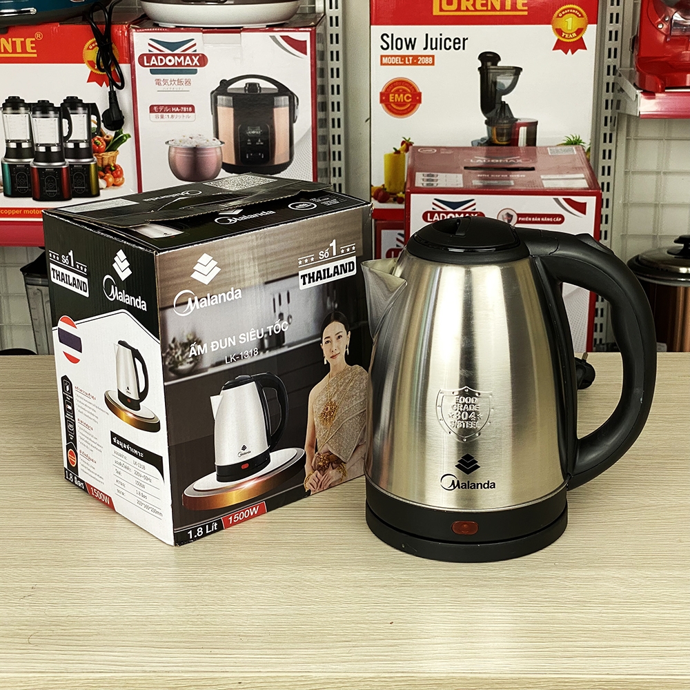 Ấm đun siêu tốc 1.8L Malanda LK-1318 (1tx16)