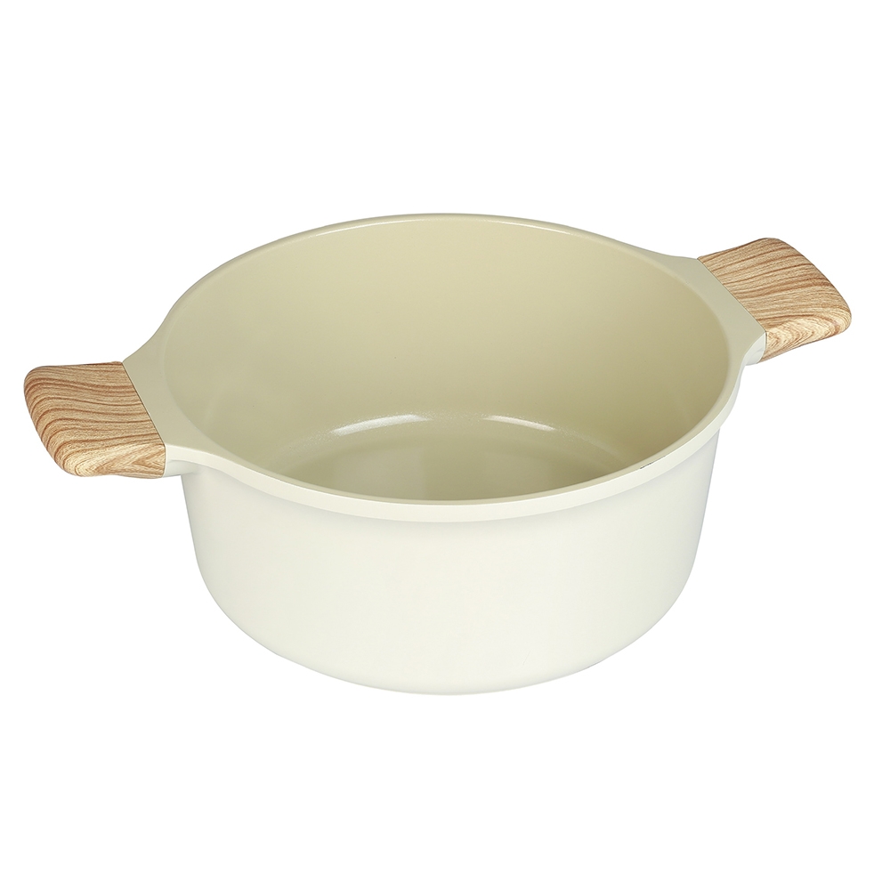 Nồi đúc men gốm Ivory Greencook GCS233-24IH (1tx6)