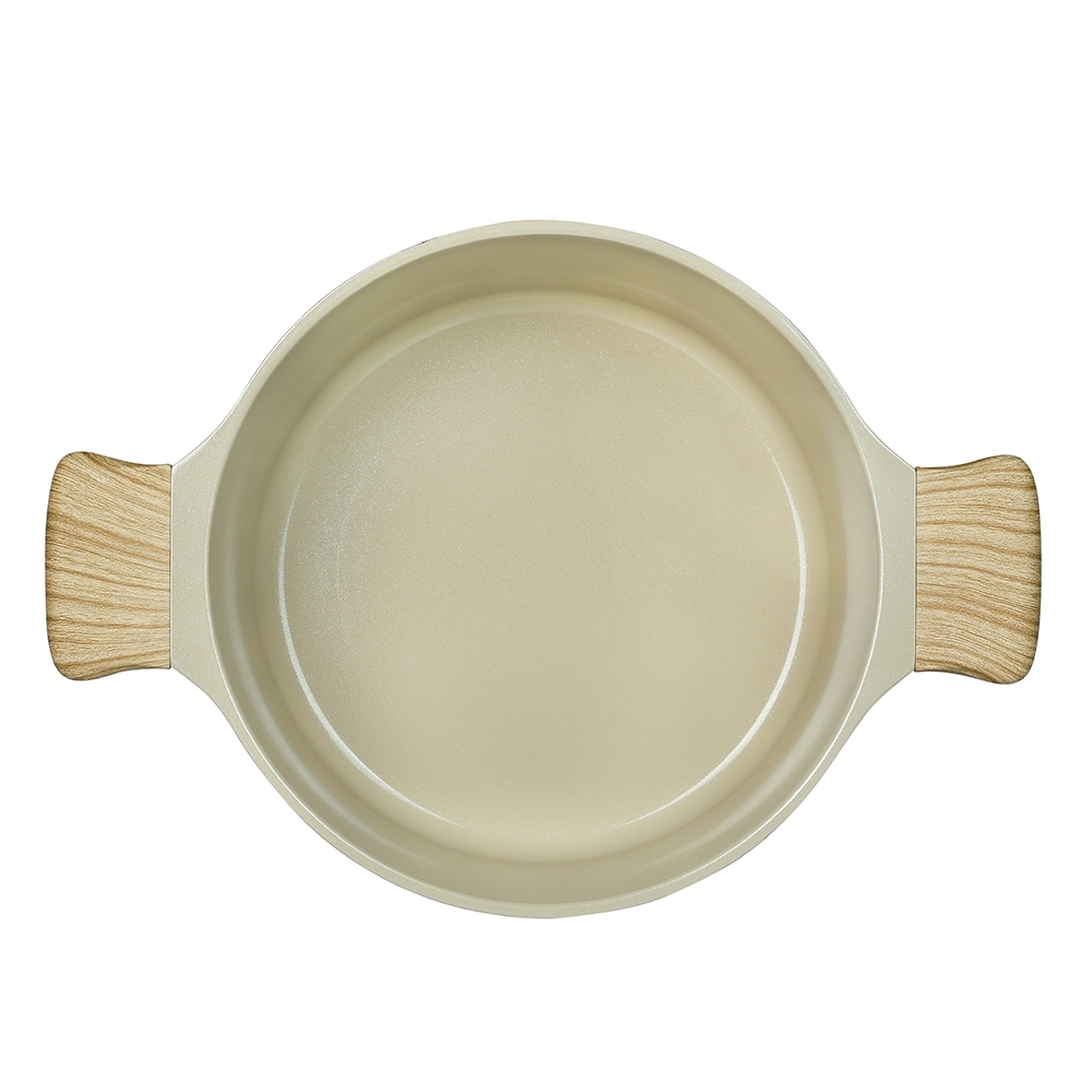 Nồi đúc men gốm Ivory Greencook GCS233-24IH (1tx6)