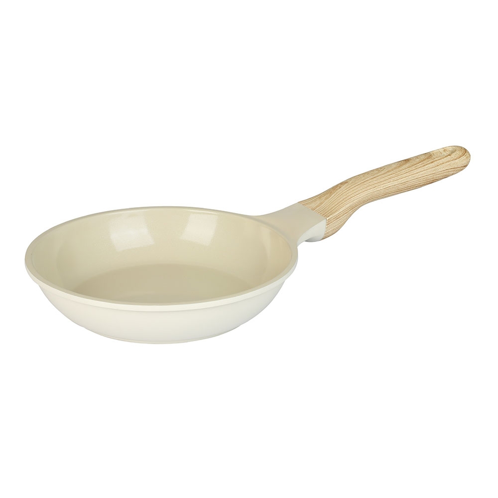 Chảo đúc men gốm Ivory Greencook GCP233-24IH (1tx6)