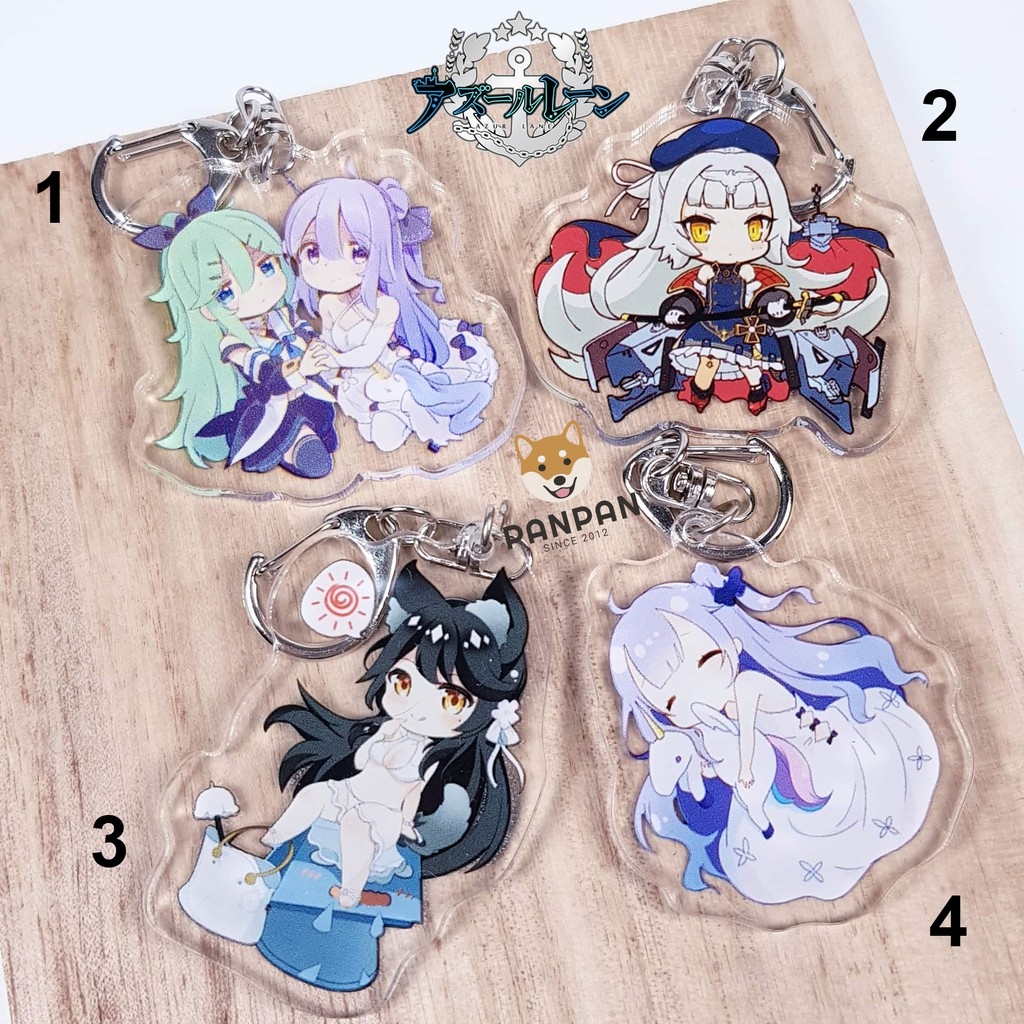 Móc Khoá Anime Mica Acrylic Azur Lane 2 (6cm) - Panpan Shop Móc Khoá Anime Mica Acrylic Azur Lane 2 (6cm) - Panpan Shop