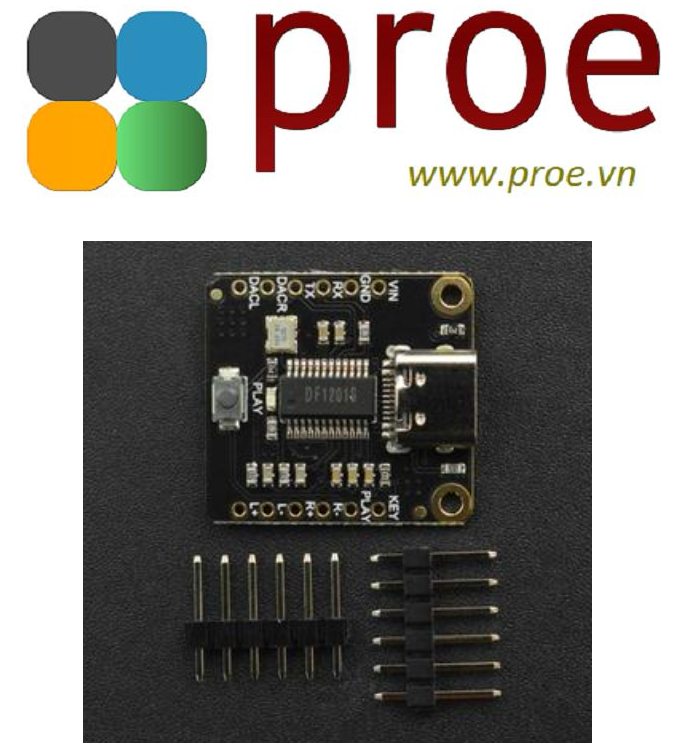 DFR0768 DFPlayer Pro - A mini MP3 Player with On-board 128MB Storage ...