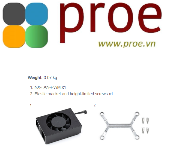 The Official Cooling Fan for Jetson Xavier NX | Điện tử ProE