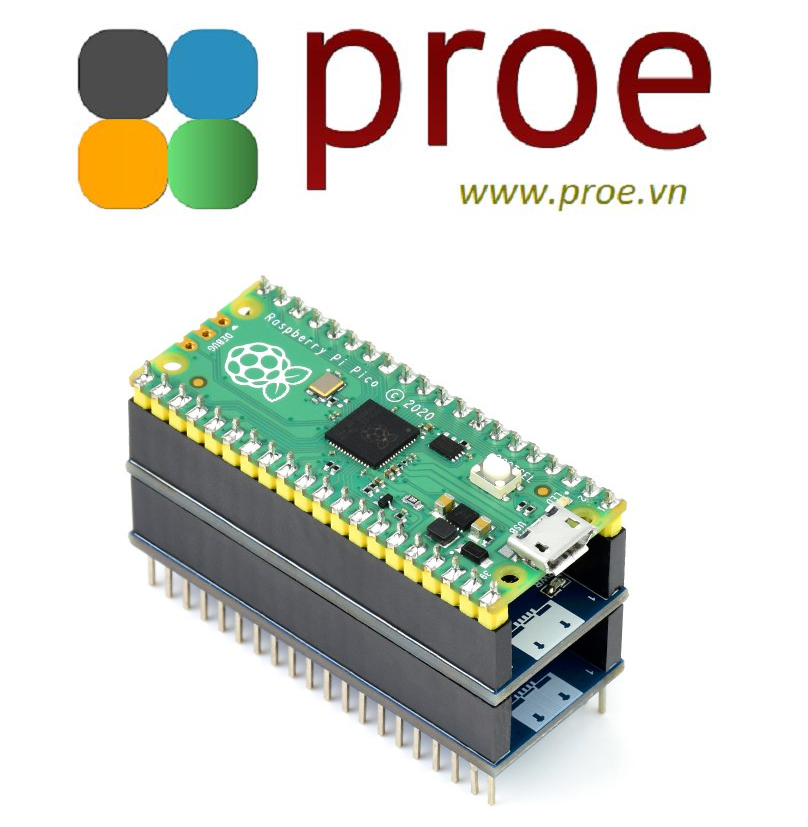 Waveshare Precision RTC Module For Raspberry Pi Pico Mini Board, Incorporates High Precision Real-Time Clock Chip DS3231, Uses I2C Bus For Communication, With Female Pin Header Stackable Design