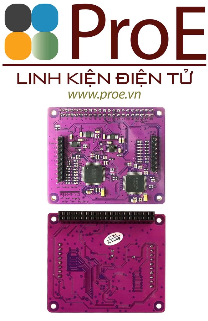 Low Cost brain computer interface 16 EEG chanel | Điện tử ProE