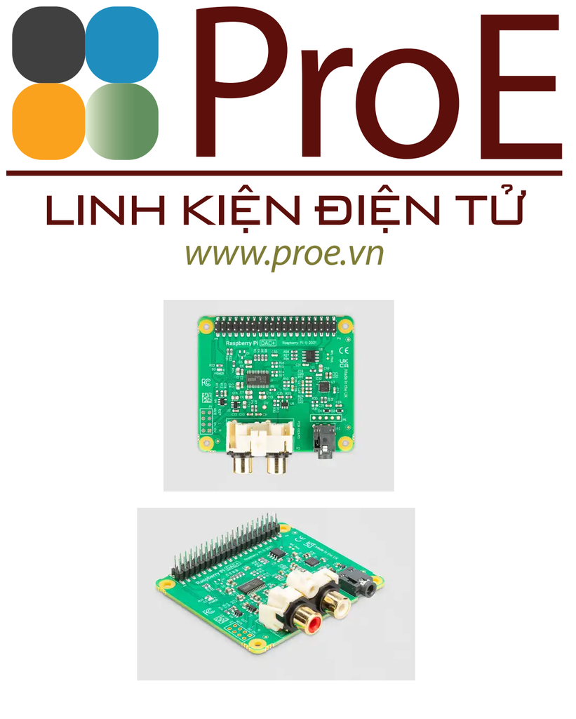 Raspberry Pi DAC+ Board | Điện tử ProE