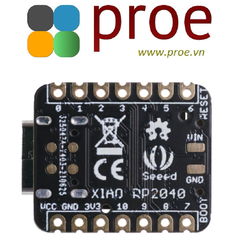 Seeed Xiao Rp2040 Supports Arduino Micropython And Circuitpython Điện Tử Proe 5231