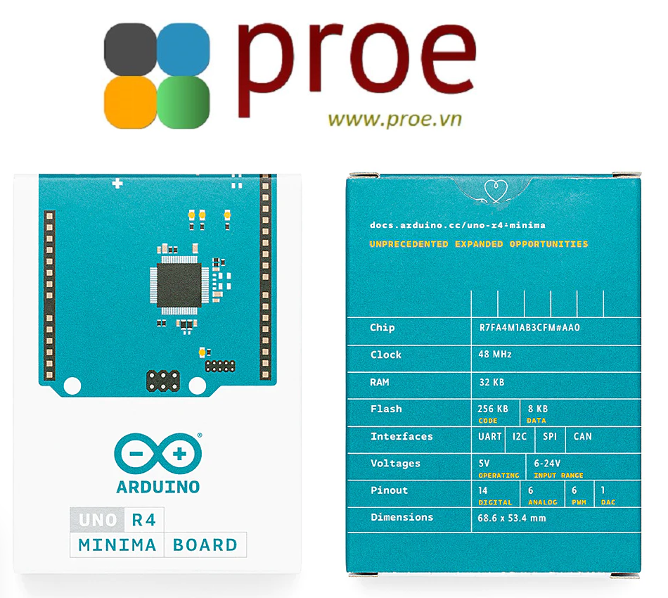 UNO R4 Minima | Điện tử ProE