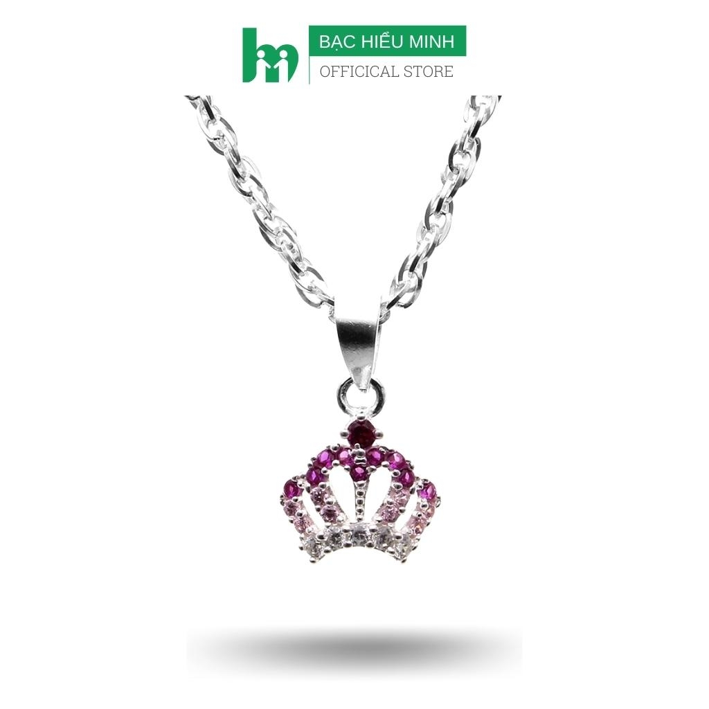 Dây Và Mặt Dây Chuyền Trẻ Em Bạc Hiểu Minh DTE055 - Hình Vương ...
