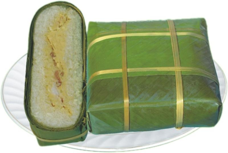 Đậm đà hương vị bánh chưng Ước Lễ trong ngày Tết