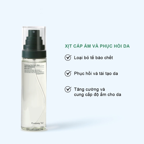 Xịt Cấp Ẩm Da Calming Moisture Mist Pyunkang Yul 100ml
