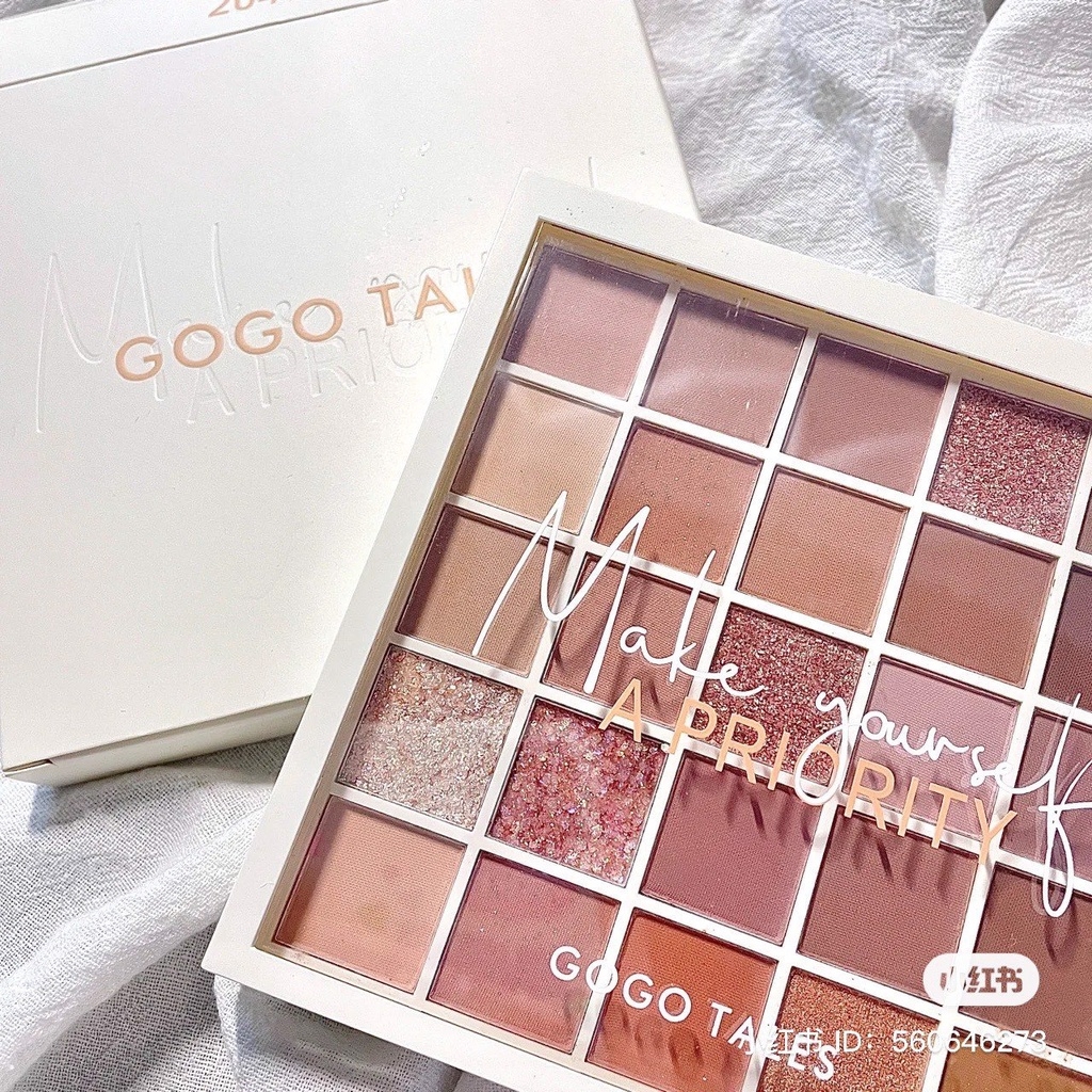 Bảng Phấn Mắt 25 Ô Makeup Cá Nhân Và Chuyên Nghiệp Gogo Tales 29.5g