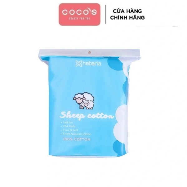 Bông Tẩy Trang Cừu Habaria 234 Miếng