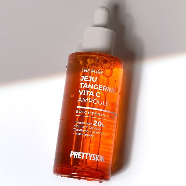 Tinh Chất Pretty Skin The Pure Jeju Tangerine Vita C Ampoule Dưỡng Sáng Da 50ml