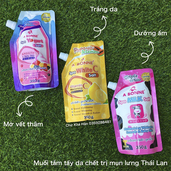 Muối Tắm Tẩy Tế Bào Chết A Bonne Spa Milk Salt Thái Lan 350g