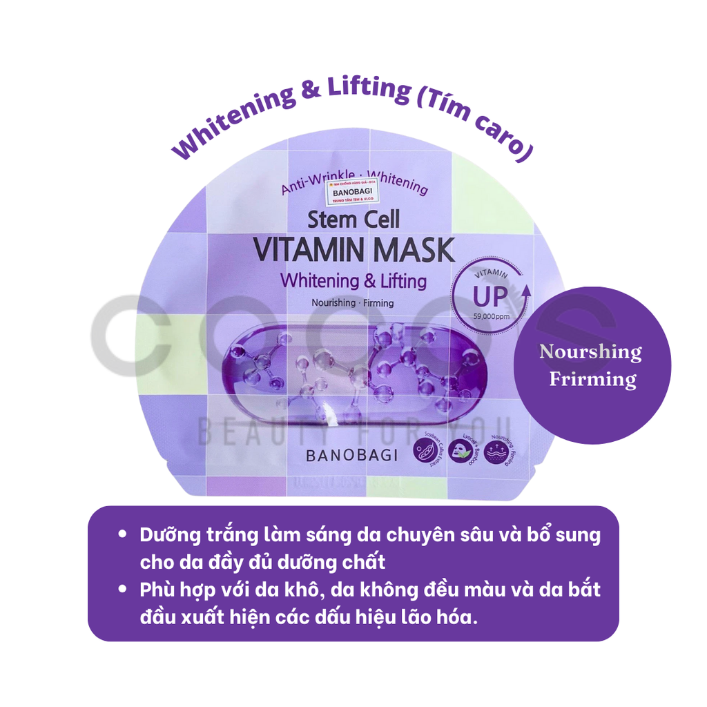 Mặt Nạ Dưỡng Da Banobagi Vita Genic Jelly Mask 30ml
