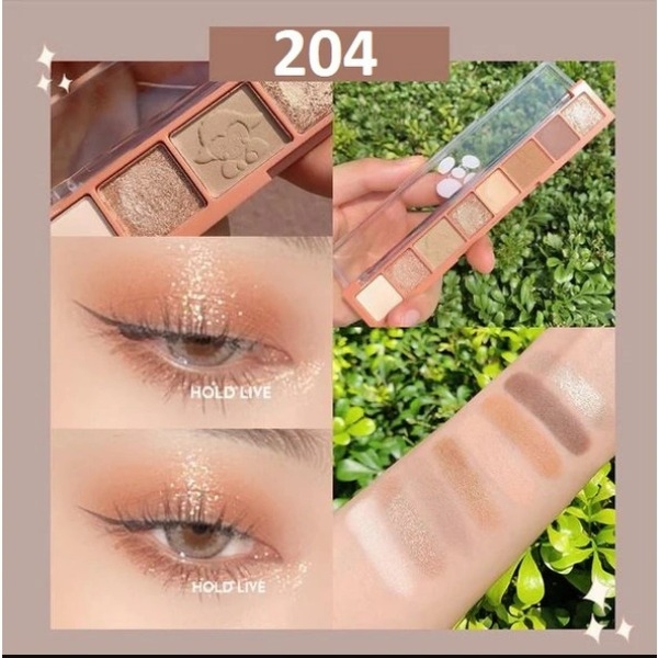 Bảng Phấn Mắt 8 Ô Mềm Mịn Lâu Trôi Hold live Fingertip Star Eyeshadow 10g