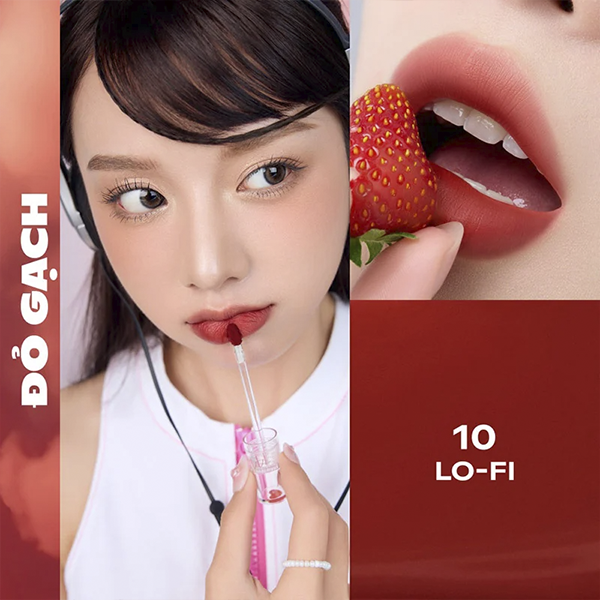 Son SUGARPLUM MistyNow Blurring Tint Son Nước Mịn Lì Thuần Chay VER.02