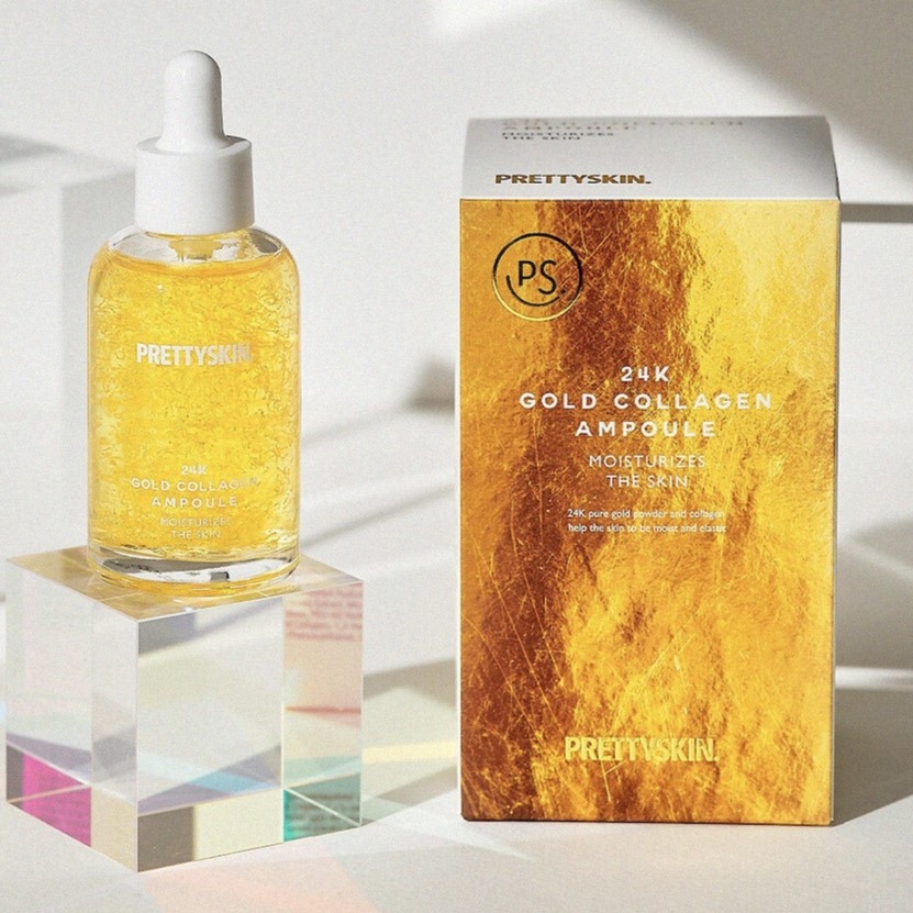 Tinh Chất Prettyskin Vàng 24k Collagen Ampoule 50ml