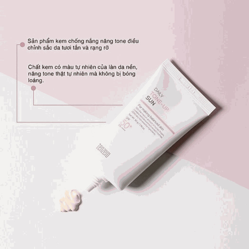 Kem Chống Nắng Nâng Tone Tenzero Daily Tone-Up Sun SPF 50+ PA++++ 50ml