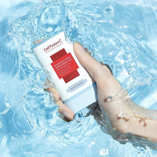 [CELL FUSION C] Sáp Chống Nắng Cấp Ẩm, Dịu Da, Giảm Nếp Nhăn & Sạm Nám Cell Fusion C Aquatica Stick Sunscreen 100 SPF 50+/PA++++ 19g