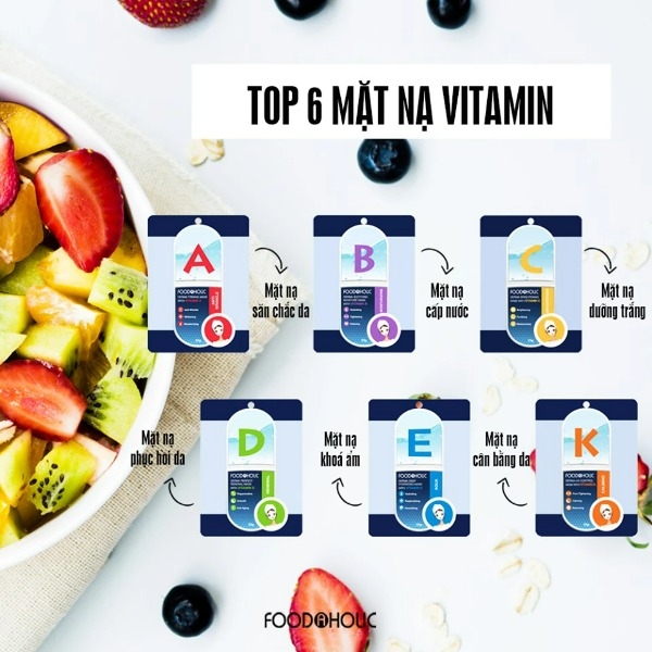 Măt nạ Foodahlic Essential Mask, Mặt Nạ Dưỡng Da, Cấp Ẩm 23g