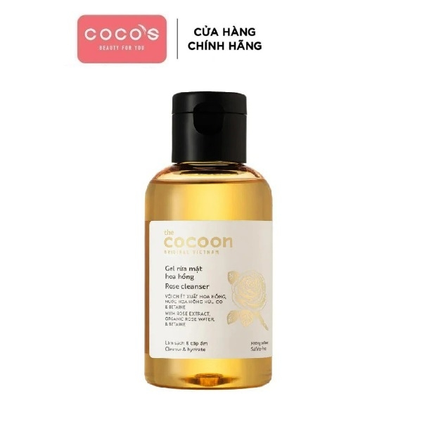 Rửa Mặt Cocoon Rose Cleanser Chiết Xuất Từ Hoa Hồng 140ml