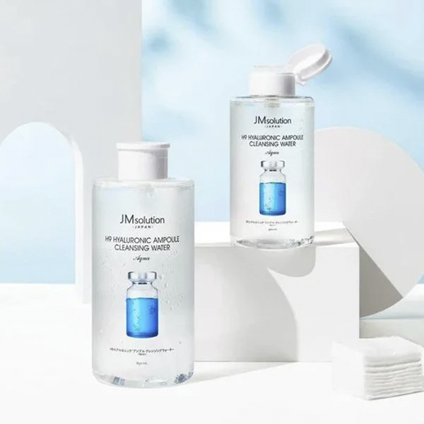 Nước Tẩy Trang JM Solution Hyaluronic Acid Ampoule Cleansing Water Nước Tẩy Trang Sạch Sâu Dịu Nhẹ Cấp Ẩm 500ml / 850ml