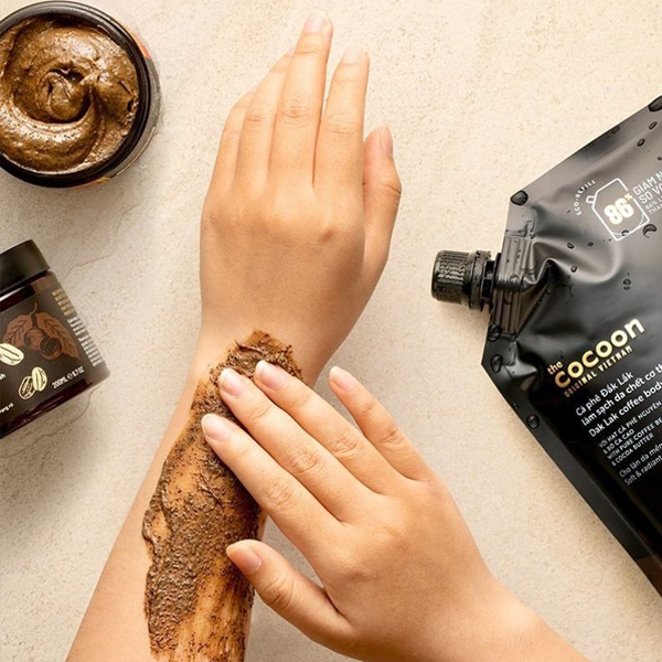 Tẩy Tế Bào Chết Cà phê Đắk Lắk cơ thể Cocoon 600ml - Dạng Túi
