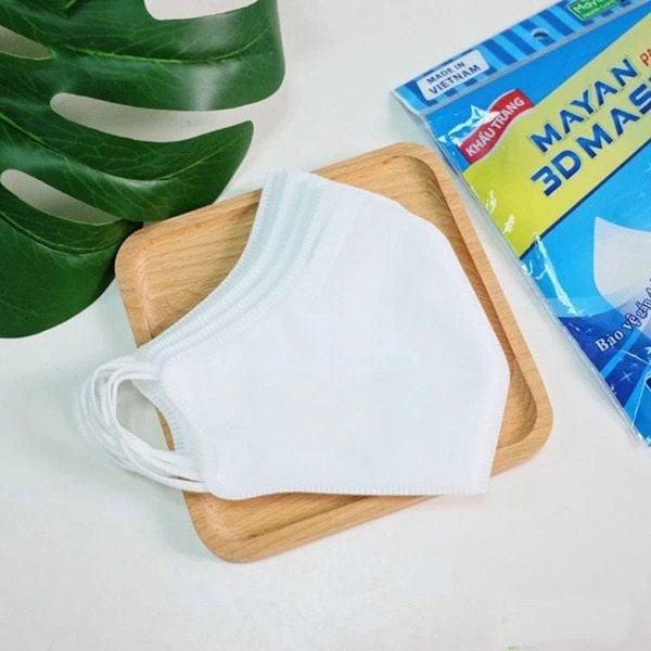 Khẩu Trang Mayan 3D Mask Media Chống Bụi PM 2.5 4 lớp - Gói 5 cái - NGƯỜI LỚN