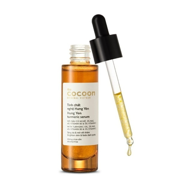 Tinh Chất Nghệ Hưng Yên Cocoon, Serum Dưỡng Da, Mờ Thâm 30ml