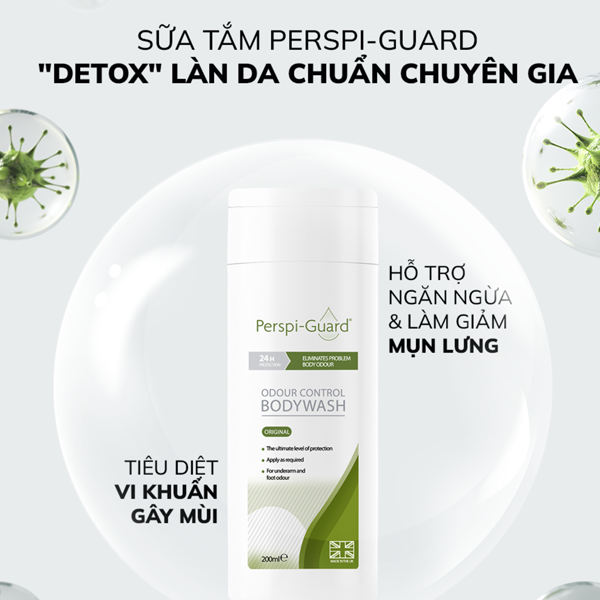 Sữa tắm ngăn mồ hôi Perspi-Guard Odour Control Body Wash 200ml