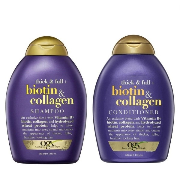 Dầu Gội Và Xả Dưỡng Dày Tóc Cấp Ẩm, Suôn Mượt Và Phục Hồi Hư Tổn OGX 385ml