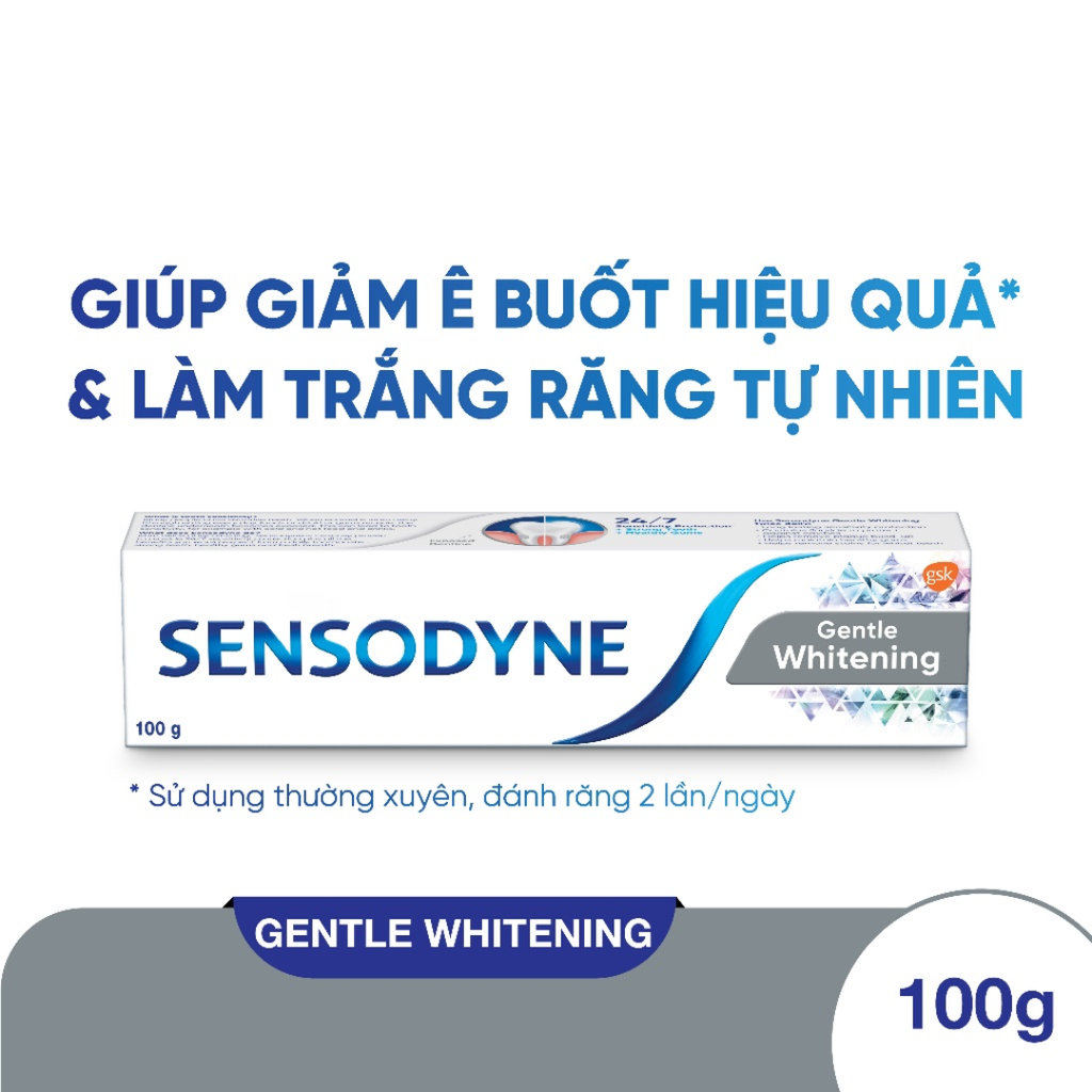 Kem Đánh Răng Sensodyne, Kem Đánh Răng The Mát, Bảo Vệ Răng Ê Buốt, Trắng Răng 100g