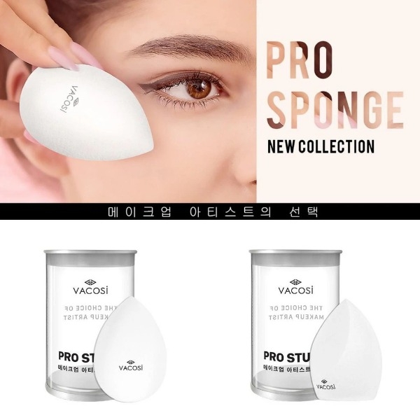 Bông Phấn Giọt Nước Vạt Xéo Vacosi Prs Pro Flat Blender PH02