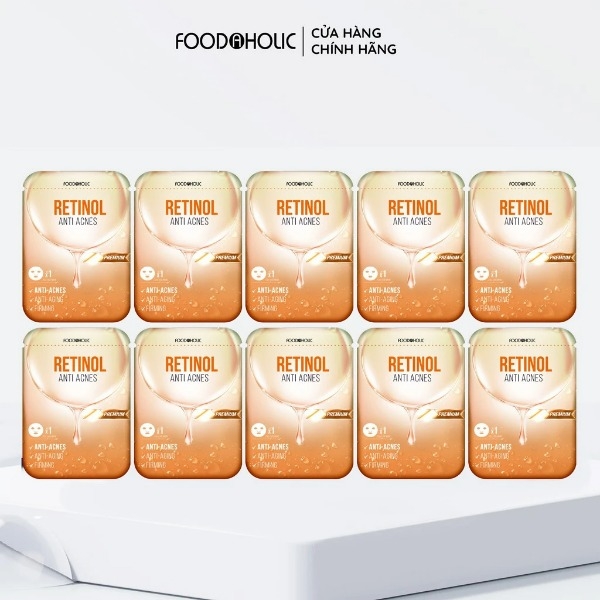 Combo 10 Mặt Nạ Foodaholic Premium Chăm Sóc Da Chuyên Sâu (23ml x 10)