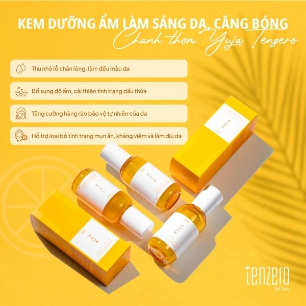 Tinh Chất Tenzero Brightening Yuja Serum, Serum Cấp Ẩm Dưỡng Sáng Da 50ml
