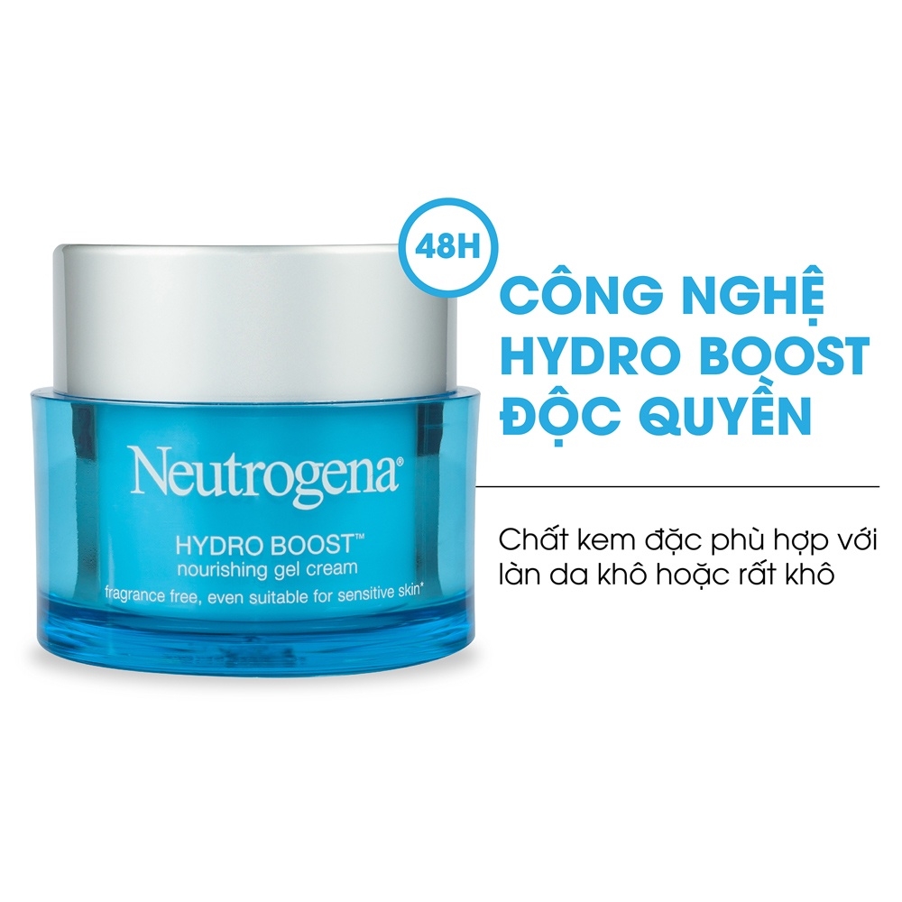 Kem Dưỡng Ẩm Neutrogena Cấp Nước Cho Da Khô Hydro Boost Nourishing Gel Cream 50g