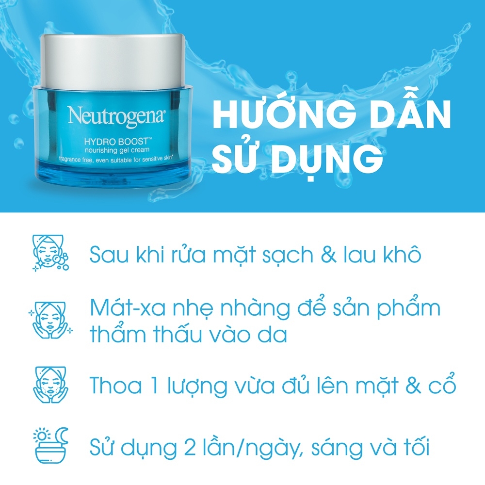 Kem Dưỡng Ẩm Neutrogena Cấp Nước Cho Da Khô Hydro Boost Nourishing Gel Cream 50g