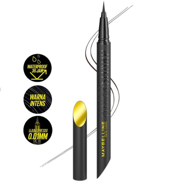 Bút Kẻ Mắt Nước Siêu Sắc Mảnh Maybelline New York Hyper Sharp Liner Extreme Không Lem Trôi 0.4g