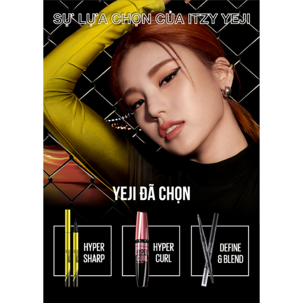 Mascara Dài Mi và Cong Mi Maybelline New York Hyper Curl Waterproof Chuốt Mi Đen 9.2ml