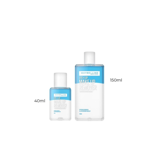 Nước Tẩy Trang Mắt và Môi Chuyên Dụng 2 lớp Maybelline New York Eye & Lip Makeup Remover 150ml/40ml