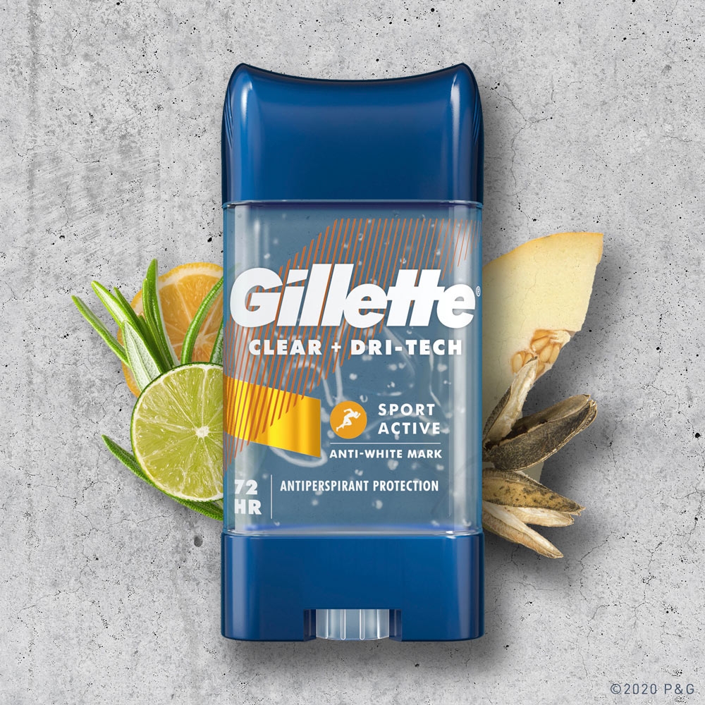Gel Khử Mùi Gillette Nam Giới, Gel Khử Mùi, Ngăn tiết mồ hôi
