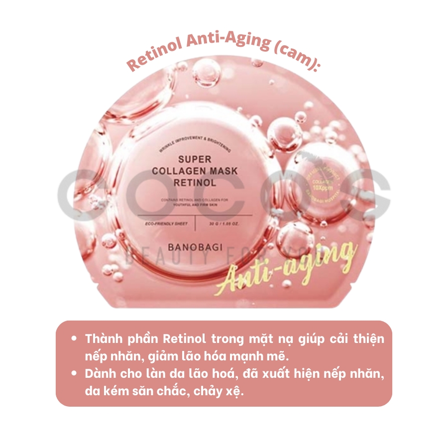 Combo 10 mặt nạ Banobagi Cung Cấp Vitamin Cho Da Banobagi Vita Genic Jelly Mask (30ml x 10)